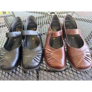 2 Pairs of Rieker Mary Jane Shoes – Size 39 – Excellent Condition